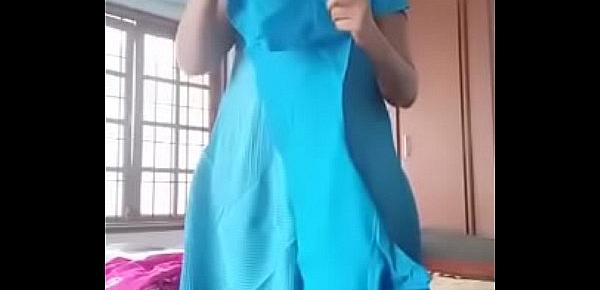  Swathi naidu latest videos while shooting dress change part -5